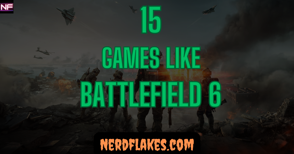 Games like Battlefield 6 featured collage showing top military shooter alternatives for 2026