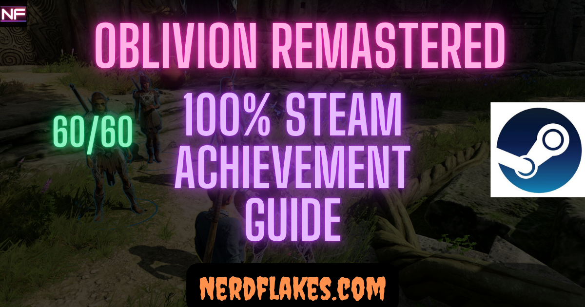 Oblivion Remastered achievement guide featured image showing complete 100 percent completion roadmap