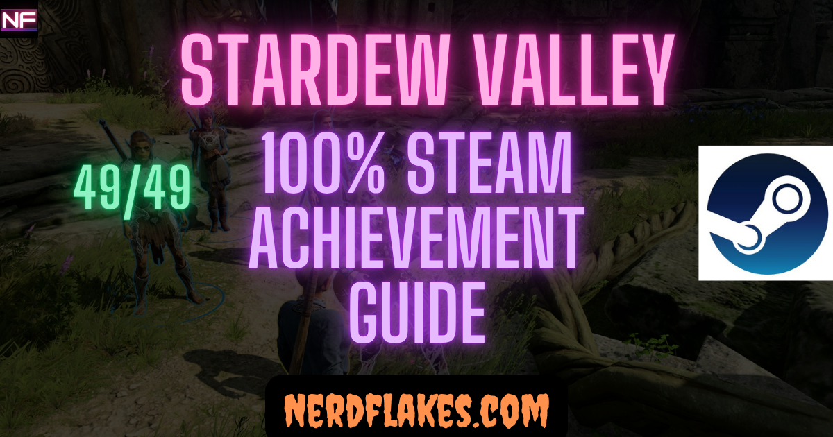 Stardew Valley achievement guide featured image showing complete 100 percent completion roadmap