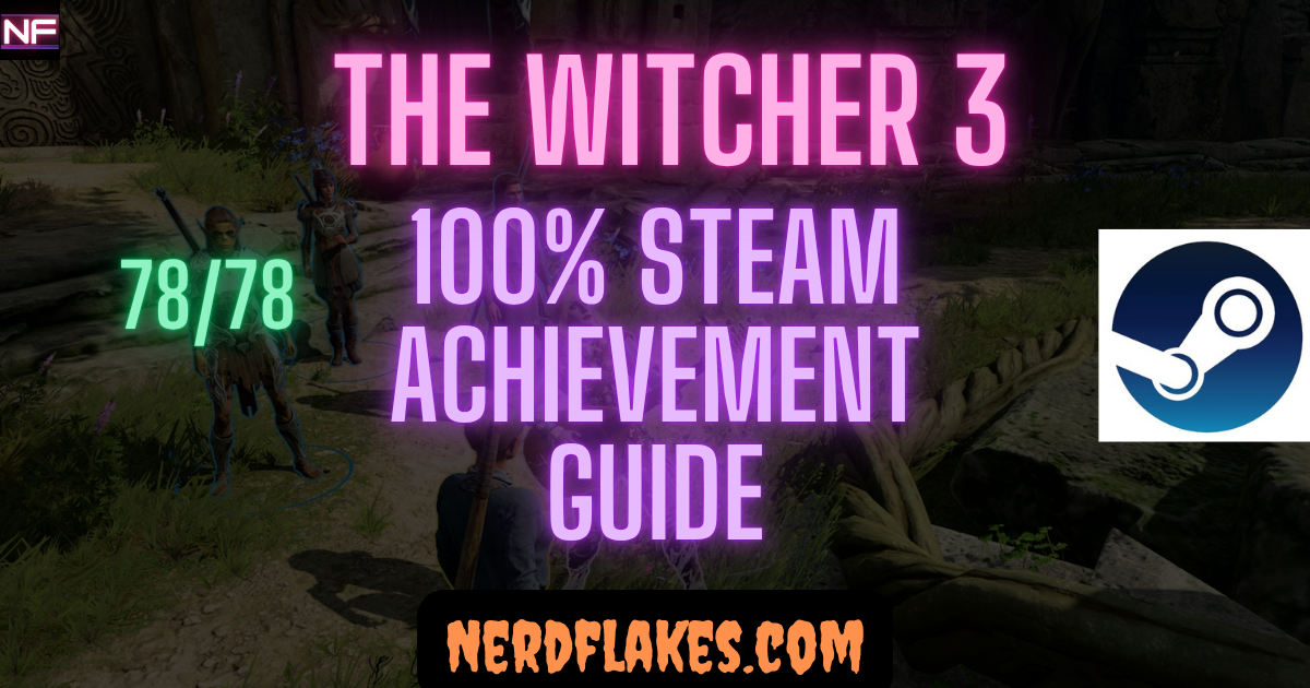 The Witcher 3 achievement guide featured image showing complete 100 percent completion roadmap