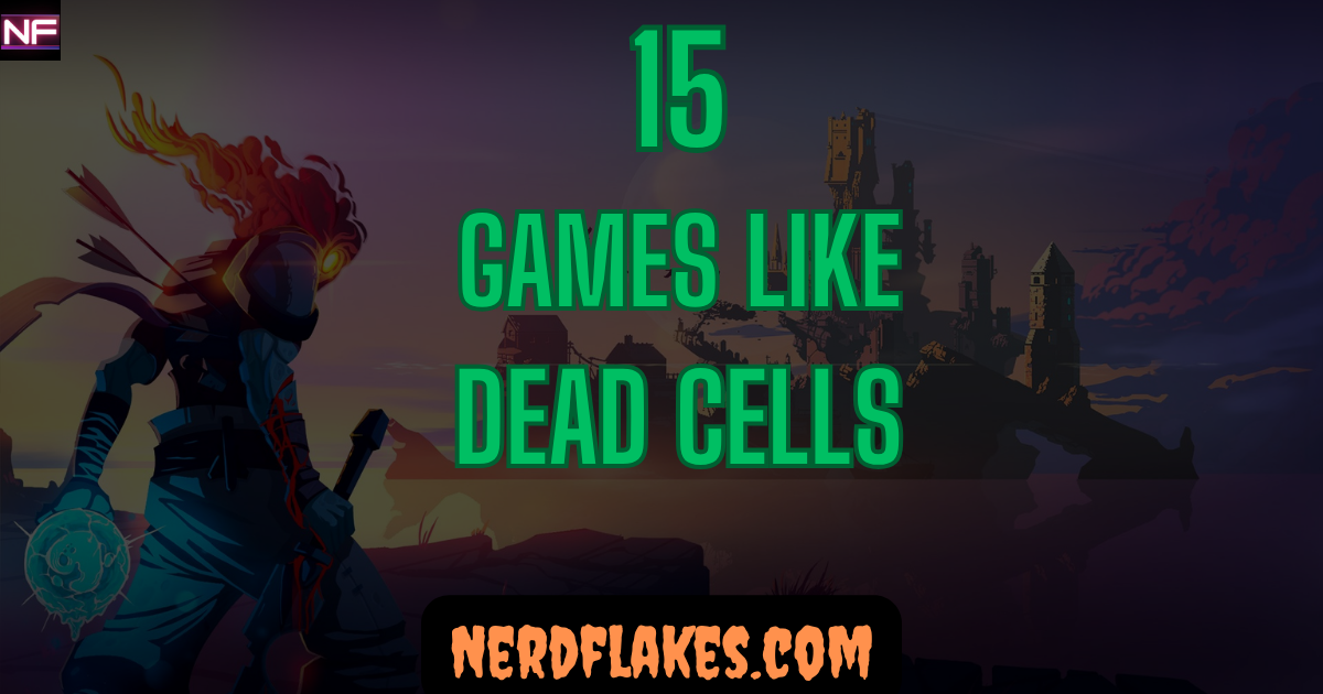 Dead Cells Armored warrior fighting through a procedurally generated dungeon, representing games like Dead Cells