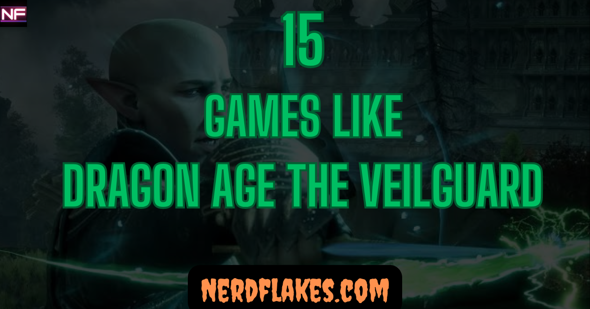 Party of fantasy adventurers standing together before a magical rift, representing games like Dragon Age The Veilguard