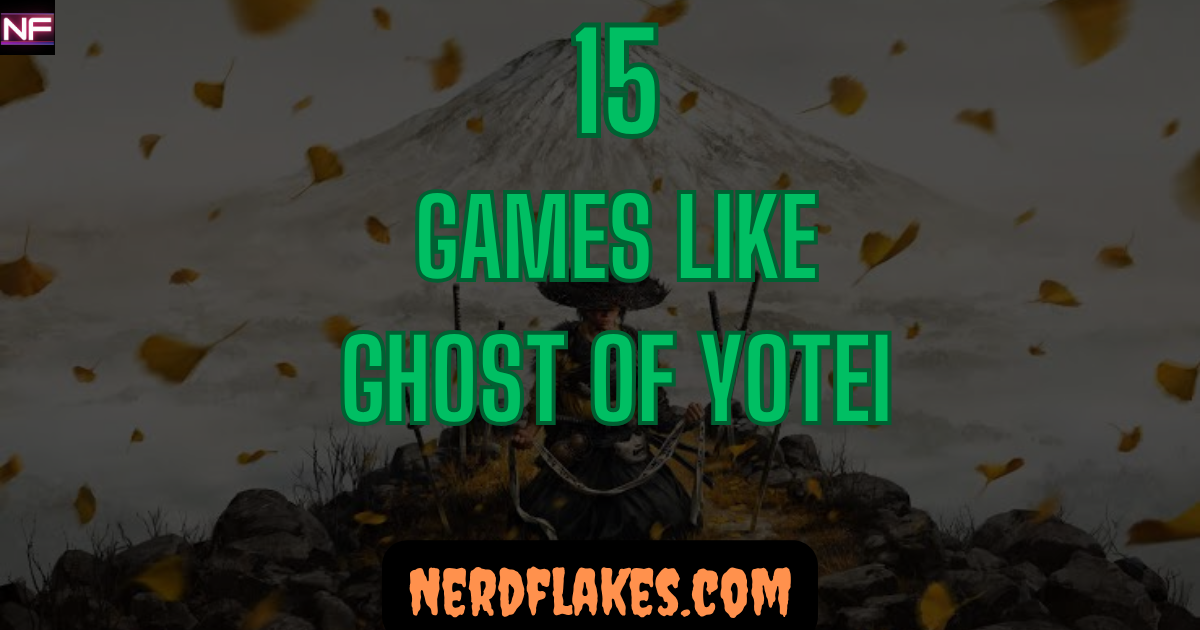 Games like Ghost of Yotei featured collage showing top samurai and cinematic