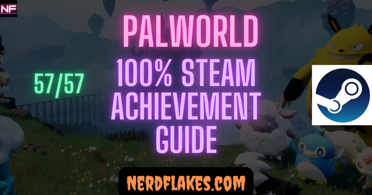 Palworld AG Palworld achievement guide showing a player battling a Tower Boss with Pals