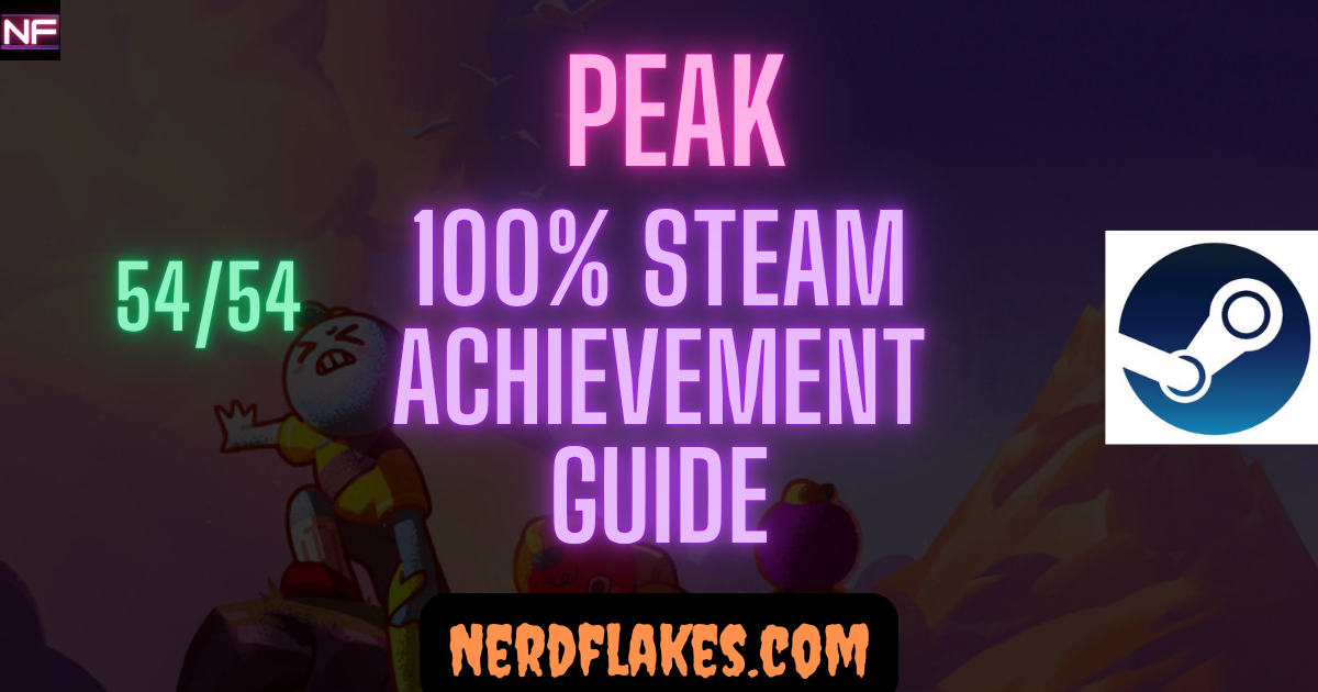 PEAK achievement guide showing scouts climbing the mountain
