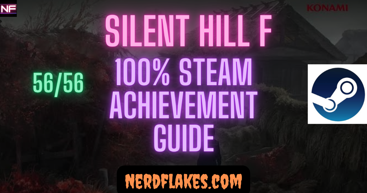 Silent Hill f achievement guide showing Hinako in fog-covered Ebisugaoka
