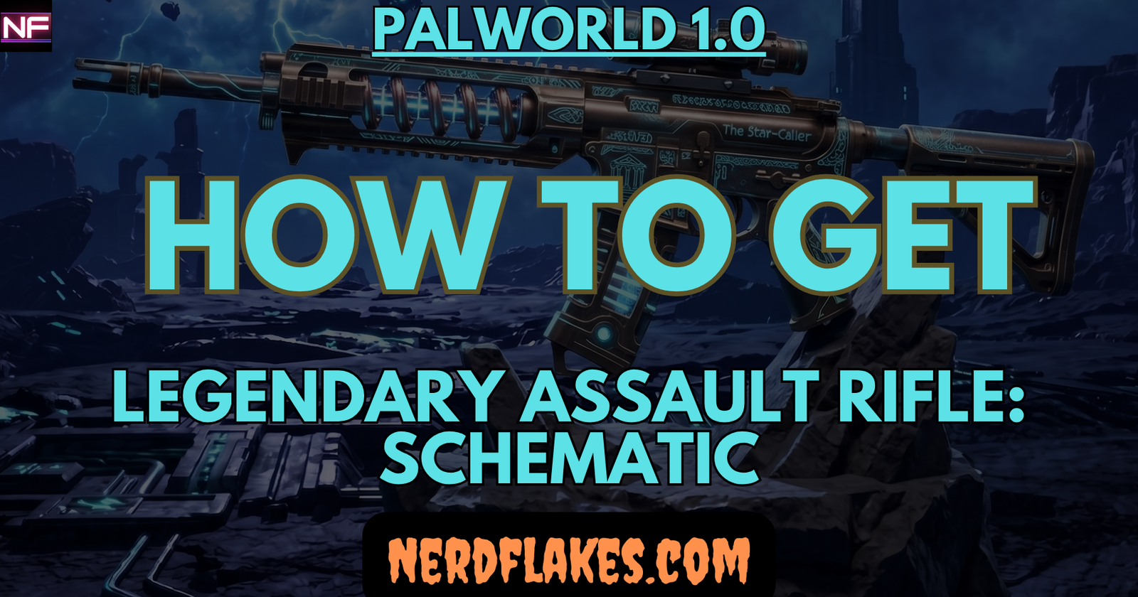 Palworld character holding the Legendary Assault Rifle, a classic Alpha boss drop in Palworld 1.0 Palworld character holding the Legendary Assault Rifle, a classic Alpha boss drop in Palworld 1.0