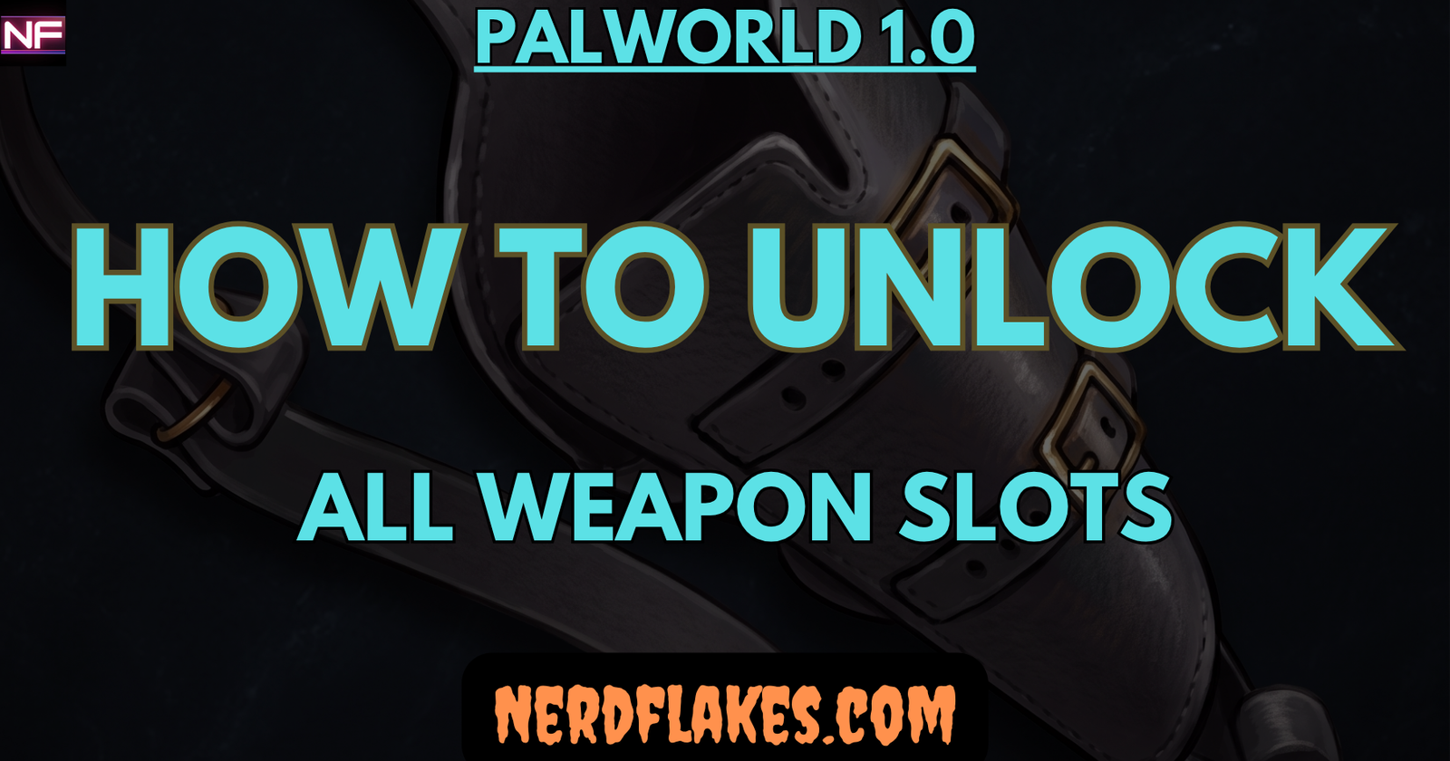 Palworld weapon wheel showing all six weapon holster slots in Palworld 1.0