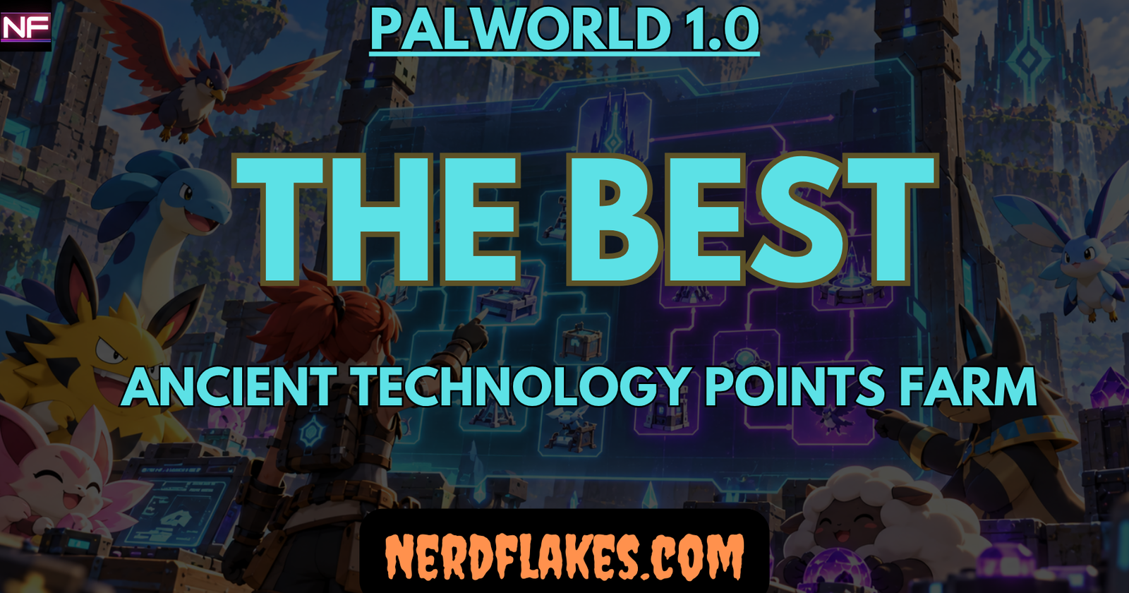 The Ancient Technology tab in the Palworld 1.0 tech tree